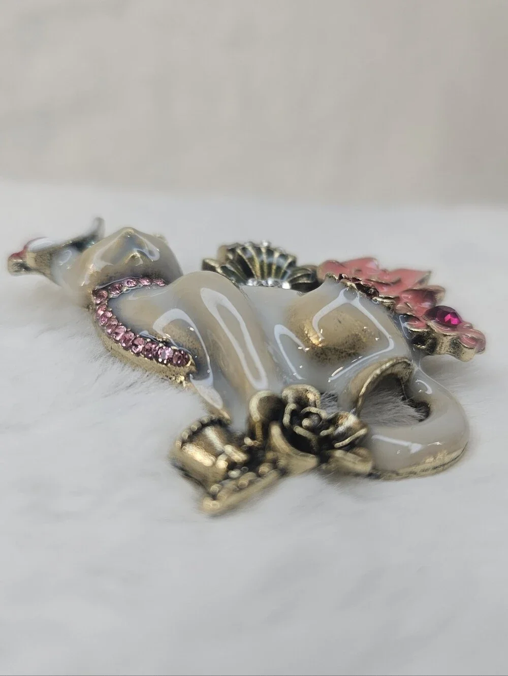 Vintage Style Cat Brooch Pin NWOT